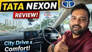 Tata nexon creative plus s city drive POV 🛣️😱