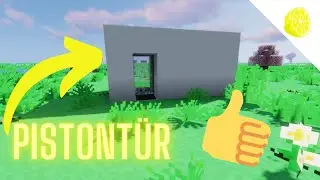 2x1 PISTONT&Uuml;R in MINECRAFT BAUEN! *einfach* 👍 | Minecraft Tutorial 1.16.5 | ONE LEMON