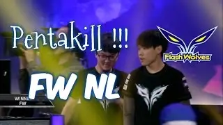 FW NL Pentakill!!! vs CLG - Group Stage Week 2 Day 1 - 2015 World Championship