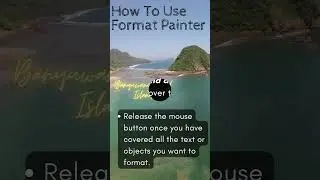 format painter, how to use it