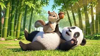 Panda&rsquo;s New Friend: A Squirrel&rsquo;s Gift 🌰 | Kids Animated Short Film