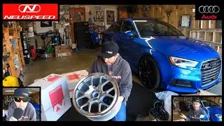 2018 Audi S3: Episode 122: Unboxing the Neuspeed Dream Wheels