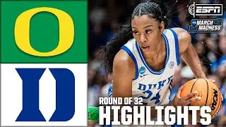 Round of 32: Oregon vs. Duke | Women's NCAA Tournament | Full Game Highlights