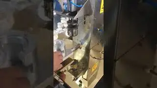 Otomatik kavanoz ağzı alüminyum folyo yapıştırma makinesi