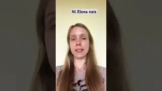 Как сказать &laquo;меня зовут&hellip;&raquo; по-баскски #баскскийпорусски #баскскийязык #баскскийурокионлайн