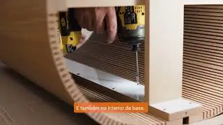 Como Montar a Base da Mesa Serena 1,35m da New Ceval: Passo a Passo