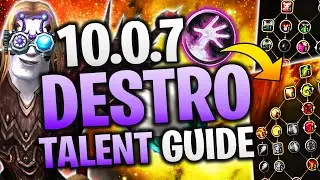 NEW BEST Destruction Warlock PvP TALENT BUILD - WoW Arena Guide - Cobrak Dragonflight 10.0.7 Tips