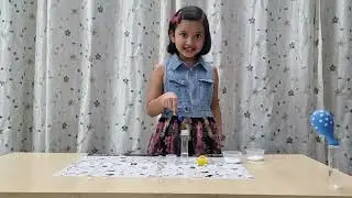 Science Experiment for kids#Blowing a balloon with citric acid and baking soda#Video by Harshita