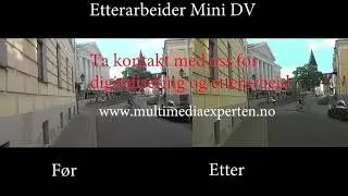 Digitalisering og etterarbeid av Mini DV