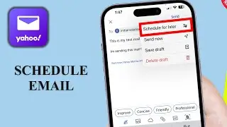 Как отправить запланированное письмо в Yahoo