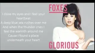 Foxes - Glorious (Lyrics)