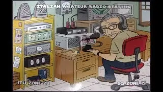 Italian Amateur Radio Station QSL Card