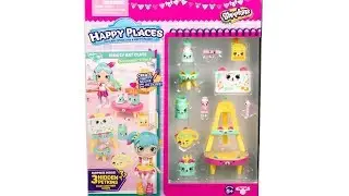 Shopkins Happy Places Mousy Art Class Decorator Pack Unboxing Toy Review