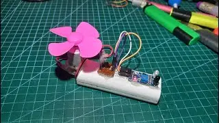 Mini-Fan Automatic Control using Infrared Sensor (DIY)