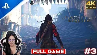A PLAGUE TALE REQUIEM - All Rats Horde Escape Scenes Part 3 [4K 60FPS PC ULTRA]
