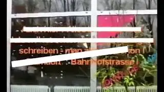 Die Bahnhofstrasse Bad M&uuml;nder 2009 vor dem Umbau zum Rohmelcenter