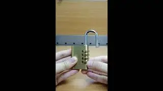 RAPID 密碼鎖重設或更改密碼教學 / How to reset the password of combination padlock?