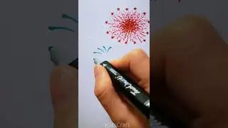 How to Draw Fireworks Step by Step | Easy Fireworks Drawing Tutorial #drawing #art #easydrawing