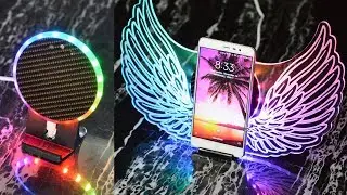 Vu meter Color wings for phones, wireless charger stand with 3D printed