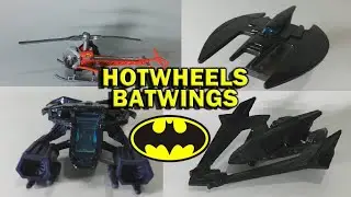 Hotwheels Batman Batwing, Bats, Batplanes, Batcopter  Review Tanıtım İnceleme