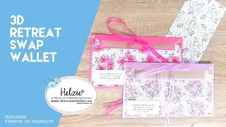 Stampin' Up! Pootlers Retreat Swaps - 3D Face Mask Wallet