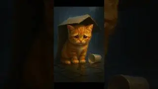 The Last Tear of the Orange Kitten  #story #cat #ai #trending #trendingshorts #shorts