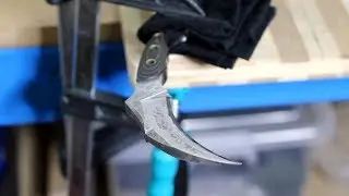 Cómo afilar un karambit (filo curvo extremo cóncavo -afalcatado-)