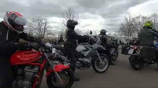 Motorradkorso für Ludwig