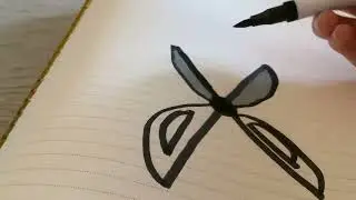 How to draw scissors ✂️￼