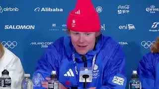 'Relief' for GB pair after winning gold in mixed team snowboard cross