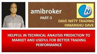 AMIBROKER PART 3. TREND LINE PREDICTION. BY DAVE NIFTY TRADING.