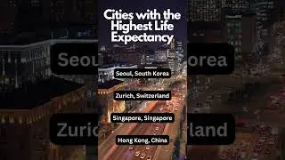 Top 5 Cities with the highest Life Expectancy