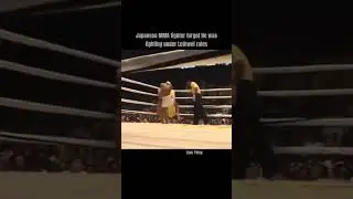 #japanese #mma  fighter forgot he was fighting under #Lethwei rules. #ligerpaing