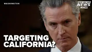 Newsom vs  Trump Feud escalates as threats are issued