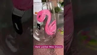 DIY Wine Glasses.  Easy budget friendly gifts! #diy #art #beginnerfriendly #painting #wineglasses