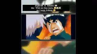 Kakashi and might guy 😂                  #fanfictional #naruto #anime#animeedit  #funny