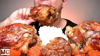 Big Size Juicy Pork🍖 Leg Piece With Rice & Salad 🥗🤤#mukbang #ytshorts #viral #shorts #asmr #food 