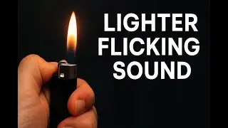 Lighter Flicking Sound &ndash; Flame Ignition ASMR #LighterSound #IgnitionASMR
