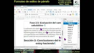 Formateo completo a estilos Título