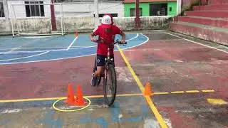 Circuito de ciclismo para niños