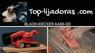 🥇 BLACK+DECKER KA86-QS 🔥 Lijadora de banda con cable, 720W #lijadora   #pulidora