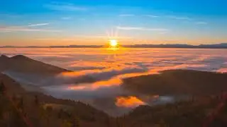 Magical sunset