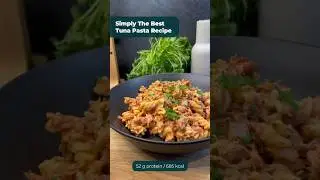 The Best Tuna Pasta - Creamy & Tomatoey #shorts