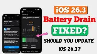 iOS 26.3 Review - Battery Drain FIXED? Performance Improvements & Should You Update?)