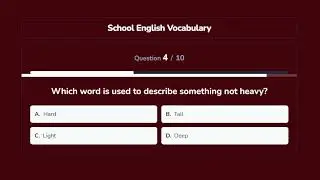 School English Vocabulary | Daily Use English Words