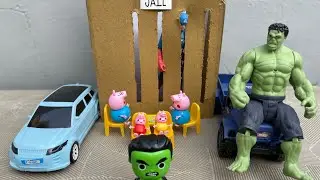 Aj hulk ki sabhi gadiya captain America ne churai 😱:gadi wala cartoon :hulk vs captain America 
