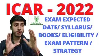 Icar Entrance exam 2022 expected date/Eligibility, age limit, syllabus, books/inspiring Agricon tech