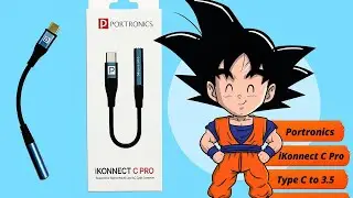 Portronics iKonnect C Pro Audio Jack Converter Type C to 3.5 mm for Samsung 
