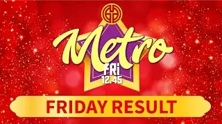 GDNG GD Metro 9th Jan 2026 (Fri) 12:45PM Live Result