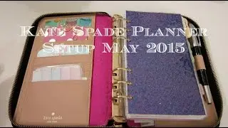 Kate Spade Planner Setup May 2015